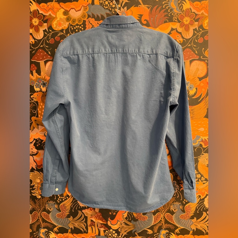 Y2K Ralph Lauren Custom Coneflower Blue Button-Down - Picture 4 of 4